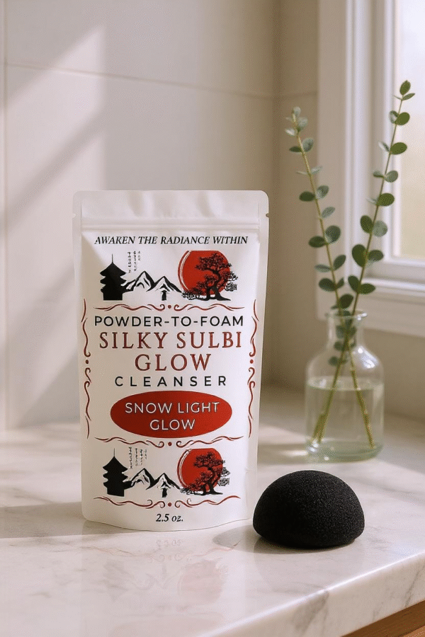 Silky Sulbi Glow – Powder-to-Foam Cleanser