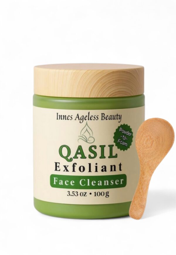 Qasil Cleansing Silk – Exfoliant Powder-to-Foam Cleanser