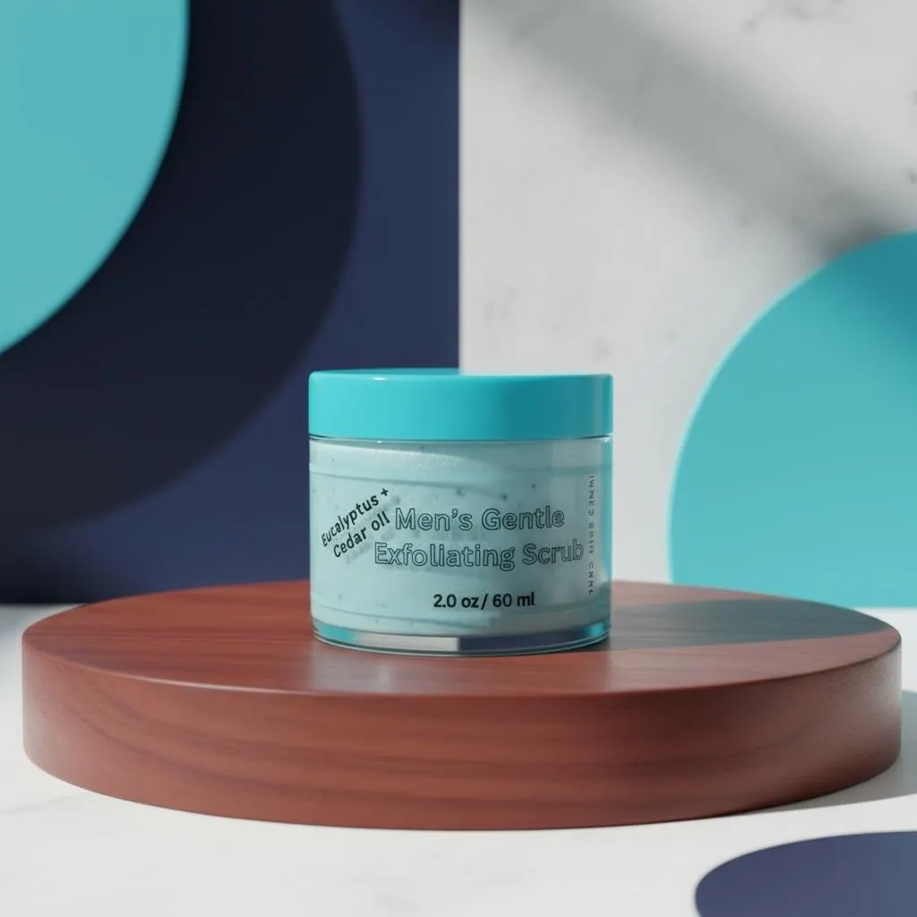 Men's Gentle Exfoliating Cleanser + Scrub - Image 2